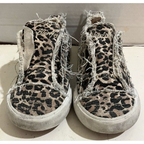 BLOWFISH MALIBU KIDS Size 10.5 Cheetah Slip On Casual sneakers Shoes - Picture 1 of 7